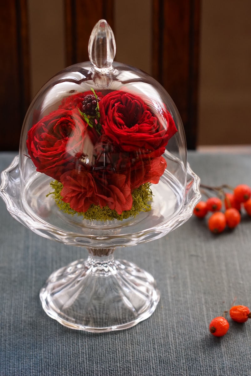 GROUNDの還暦祝いのプリザーブドフラワー