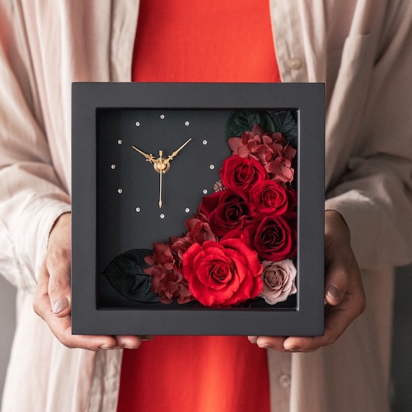 GROUNDの還暦祝いのプリザーブドフラワー