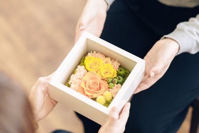 GROUNDのお供えプリザーブドフラワー