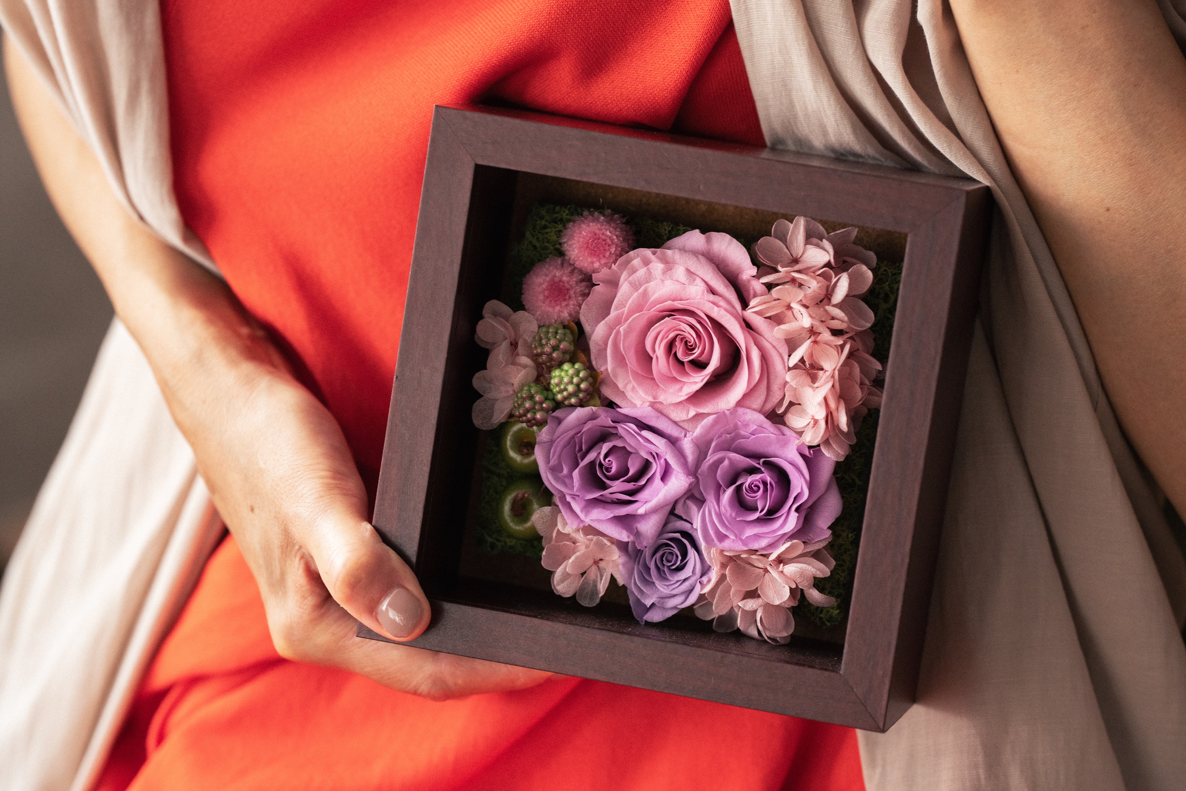 プリザーブドフラワーのお供え