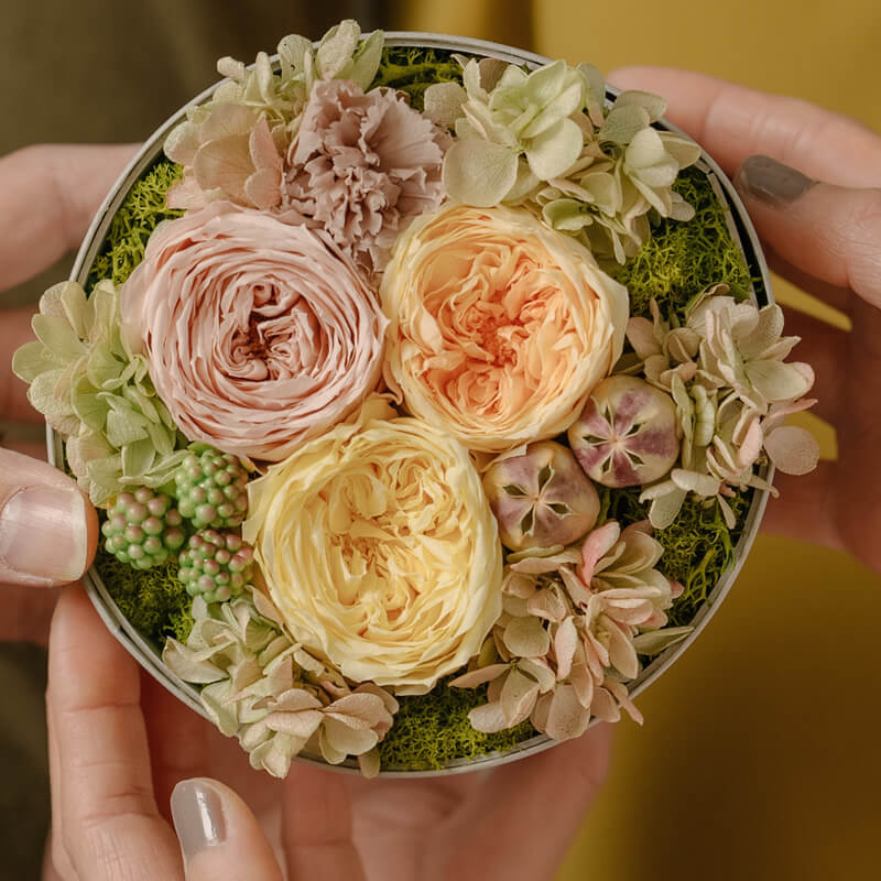 男性に喜ばれる退職祝い　プリザーブドフラワー