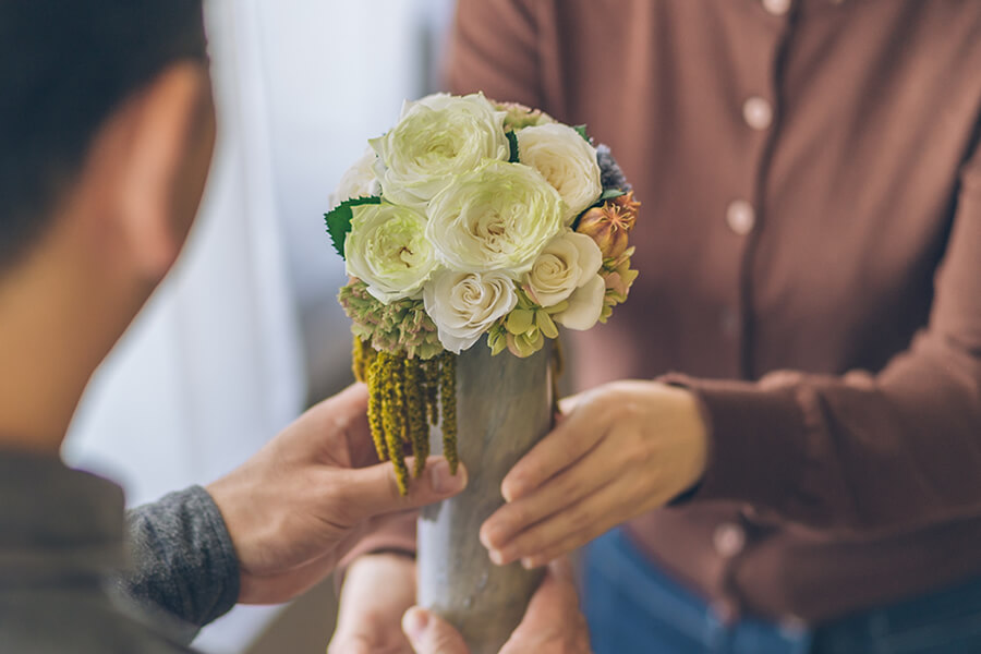 退職祝いのおしゃれなお花ギフト