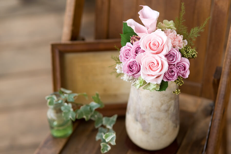 GROUNDの定年退職　おしゃれなお花のプレゼント