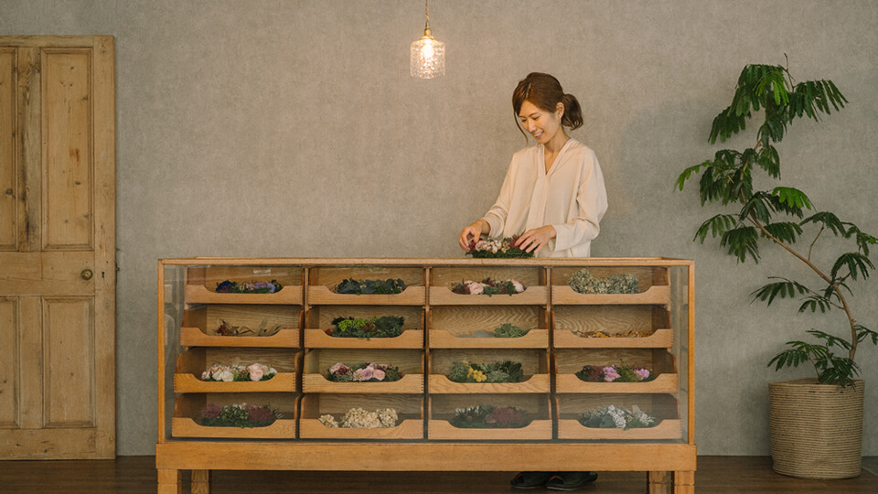 神戸のお花屋さんGROUNDの取材