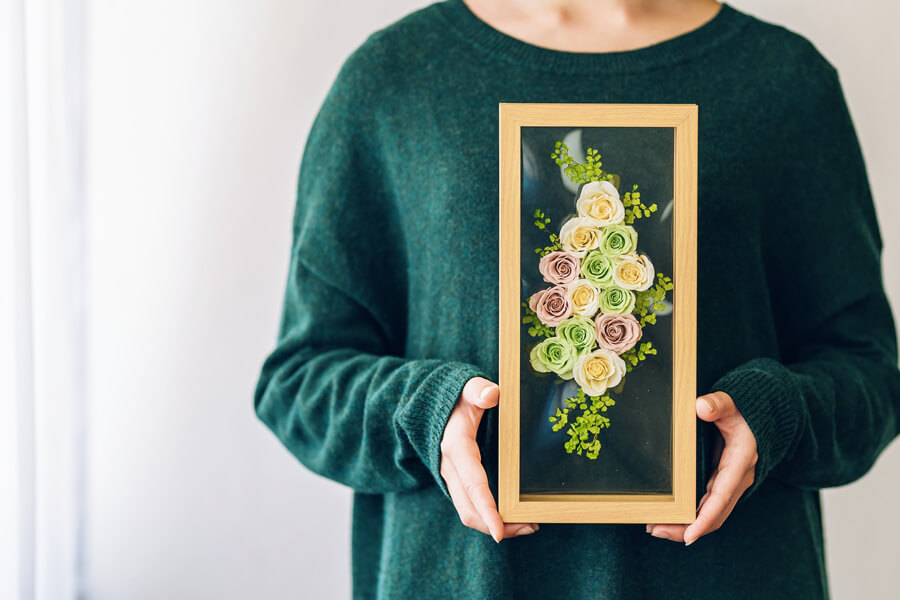 義母への母の日に贈るプリザーブドフラワー