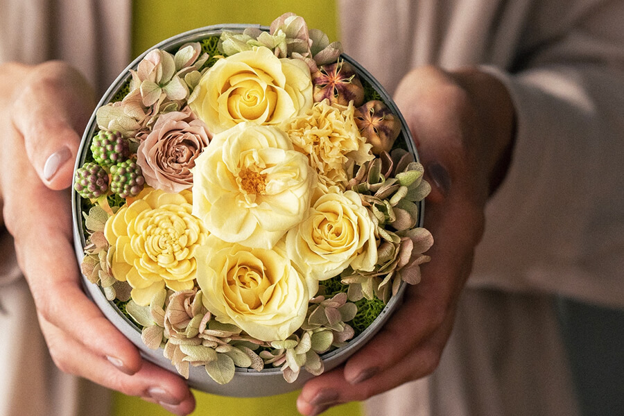 ホワイトデーのお返しに贈るプリザーブドフラワー