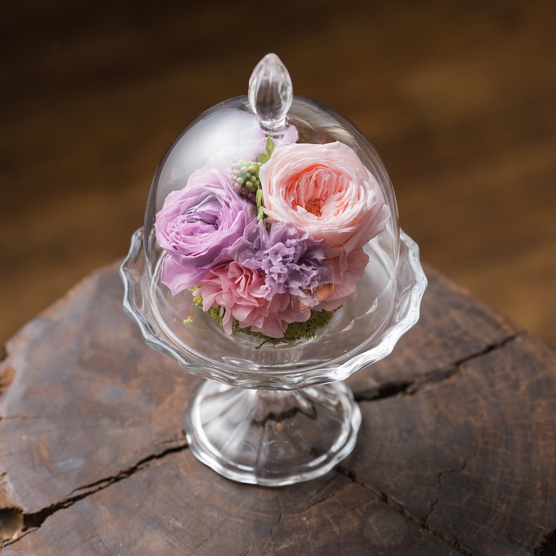 明るいお供え花　家族のぬくもり　人気・定番のブリザーブドフラワー