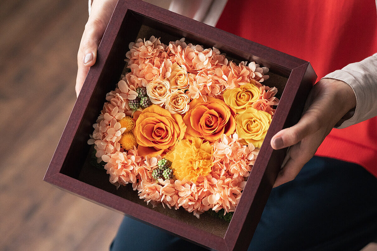 GROUNDの定年退職　おしゃれなお花のプレゼント