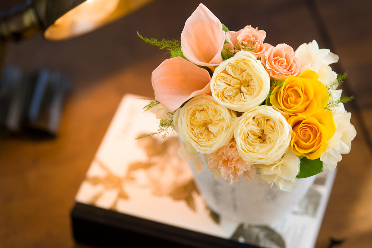 GROUNDのお供えプリザーブドフラワー