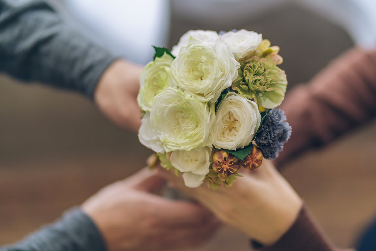 GROUNDのお供えプリザーブドフラワー