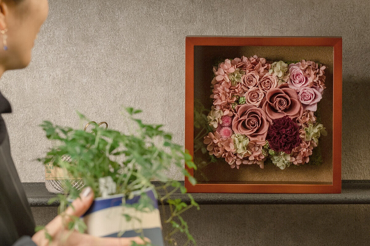 GROUNDの米寿祝いメッセージ例文　おしゃれなお花のプレゼント