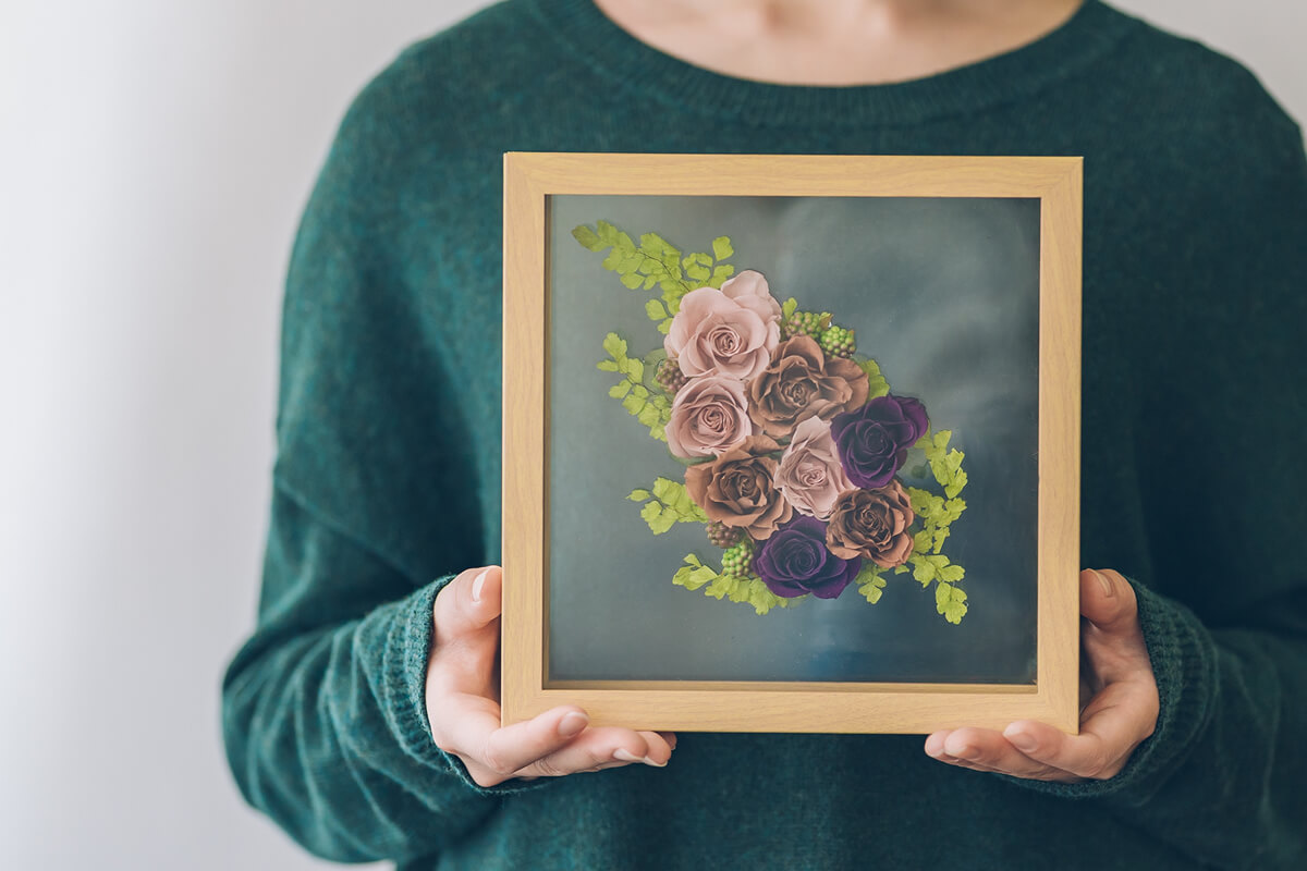 GROUNDの喜寿祝い　おしゃれなお花のプレゼント