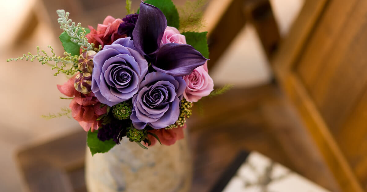 喜寿・長寿の祝いにおしゃれなブリザーブドフラワー