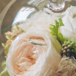 結婚式にぴったり!プリザのリングピロー