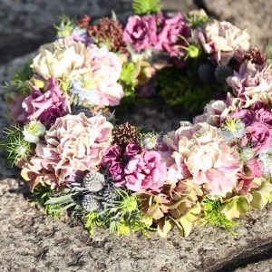 クリスマスリースの飾り方