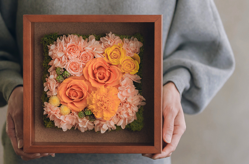 傘寿祝いに贈るプリザーブドフラワーのお花